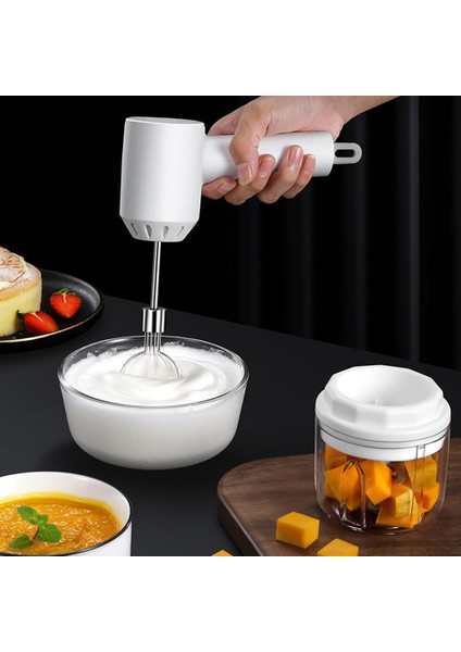 Elektrik Sarımsak Kıyıcı Yumurta Çırpma Süt Krem Çırpıcı Zencefil Fıstık USB Beyaz Için (Yurt Dışından) indirimleri