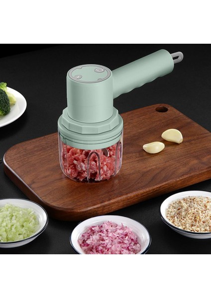 Kablosuz Elektrikli Sarımsak Kıyıcı Yumurta Çırpma Zencefil Soğan Gıda Işlemci Yeşil (Yurt Dışından) modelleri