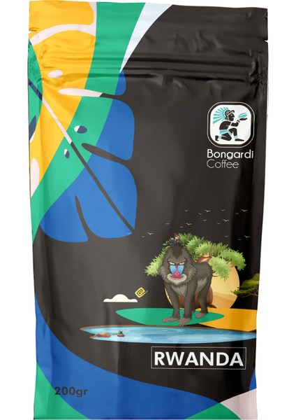 Ruanda Yöresel Filtre Kahve 200 gr Öğütülmüş
