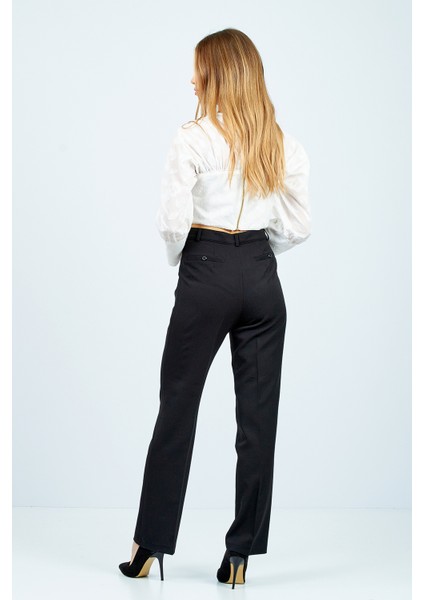 Klasik Yüksek Bel Kumaş Pantolon fiyatları