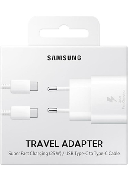 Samsung Travel Set 25W Adepter + Type-C To Type-C Kablo