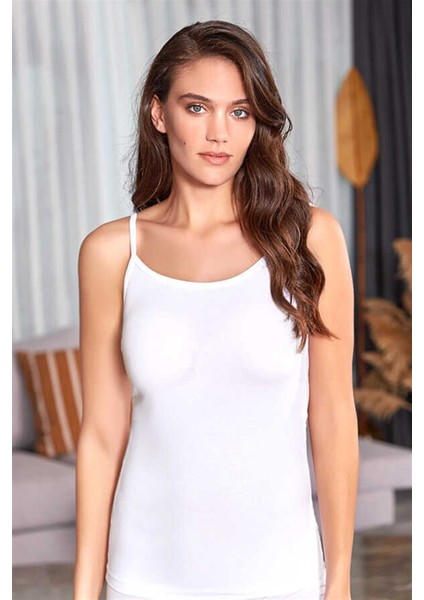 Kadın Ince Askılı Ribana Atlet (Battal) (2036)