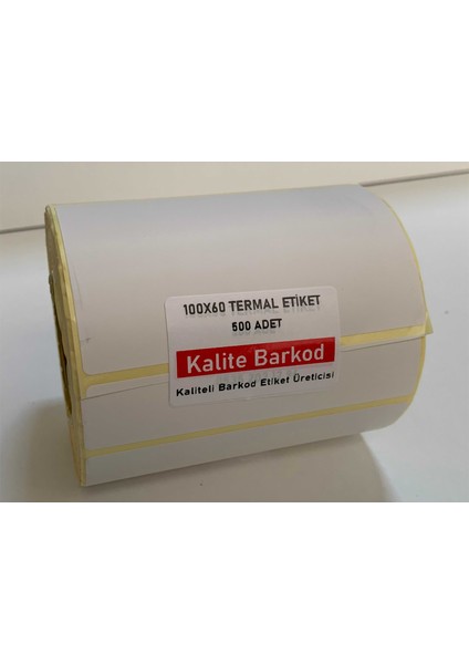 Termal Etiket - Rulo Barkod Etiketi 100X60