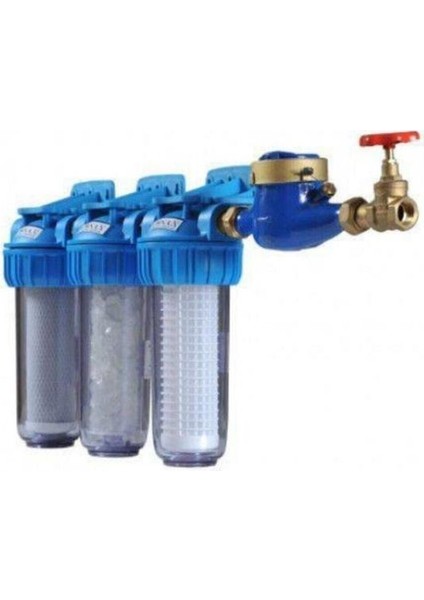 Daire Bina Girişi 3 Lü Kireç Önleyici Filtre modelleri