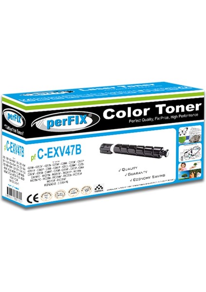 Pf Exv-47 IR-C250İ Siyah Toner