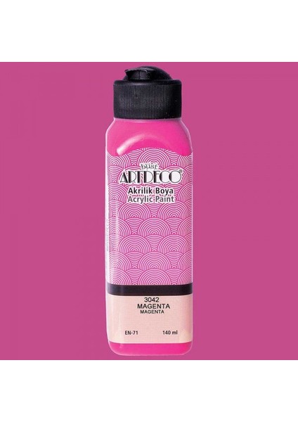 : Akrilik Boya : 140 ml : Magenta 3042
