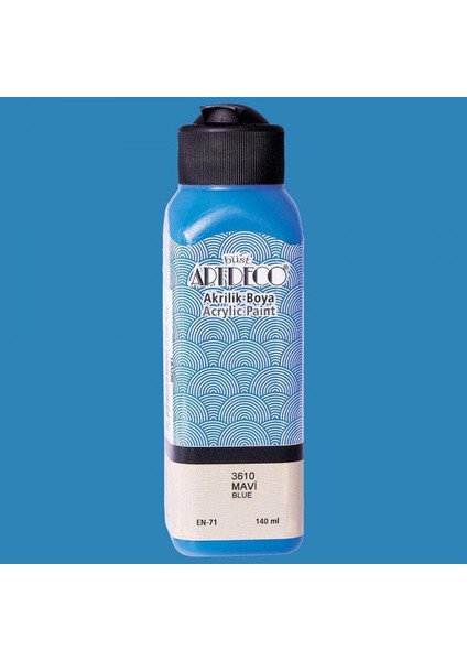: Akrilik Boya : 140 ml : Mavi 3610
