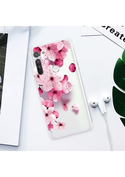 Motorola G8 Tpu Koruyucu Kılıf Için Kiraz Çiçekleri (Yurt Dışından) fiyatları