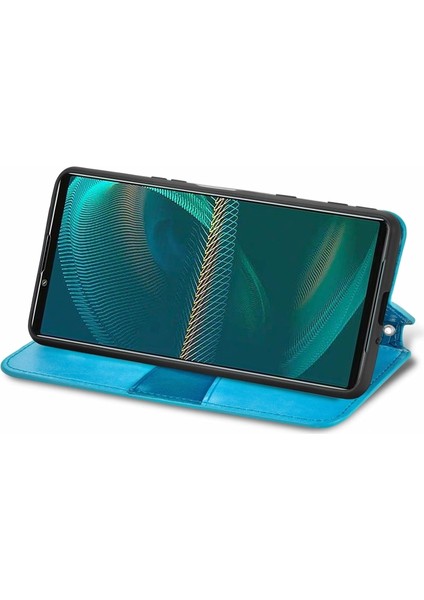 Sony Xperia 5 Iıı Çiçek Açan Mandala Deri Kılıf Mavi (Yurt Dışından) fırsatları