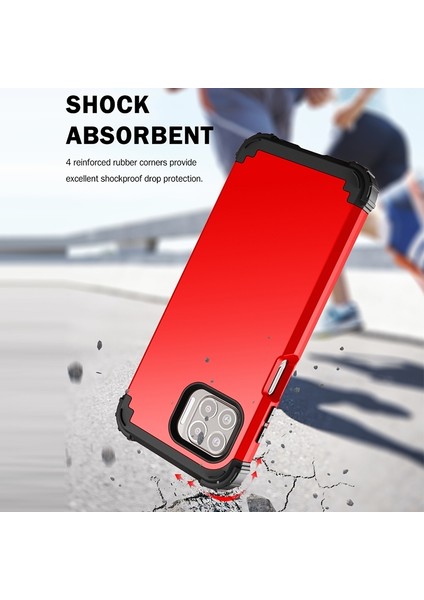 Motorola Moto G 5g Artı Için Pc + Silikon Kılıfı Kırmızı + Siyah (Yurt Dışından) fırsatları