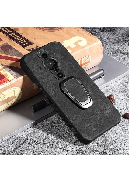 Sony Xperia Pro-I Için Pu Telefon Kılıfı Siyah (Yurt Dışından) fırsatları