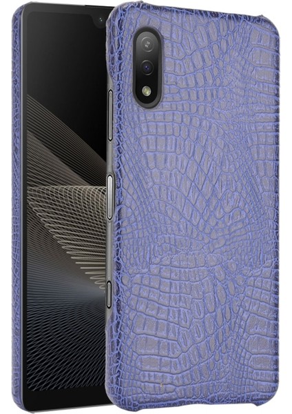 Sony Xperia Ace Iı Pc + Pu Kılıf Için Mavi (Yurt Dışından)