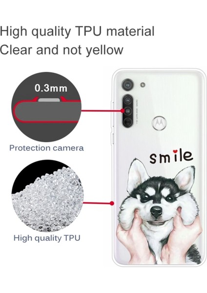 Motorola G8 Tpu Koruyucu Kılıf Için Çimdik Köpek (Yurt Dışından) modelleri