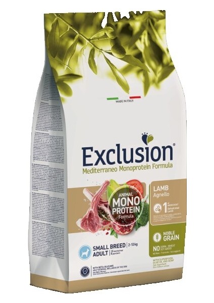 Mediterraneo Monoprotein Kuzu Etli Tahıllı Küçük Irk Yetişkin Köpek Maması 500 G