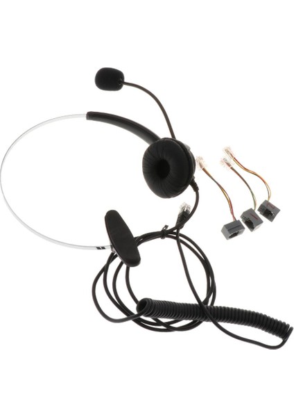 Rj9 Çağrı Merkezi Ofis Gürültü Iptal Kulaklık / Kulaklık Masası Telefon (Yurt Dışından)