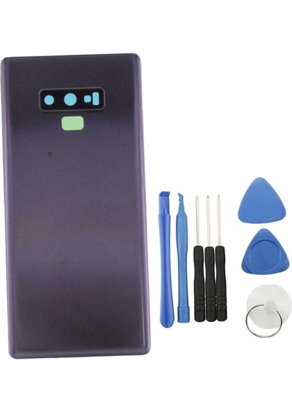 Galaxy Note 9 N960 Mavi Için Arka Kapı Cam Kapak Pil Konutu (Yurt Dışından)