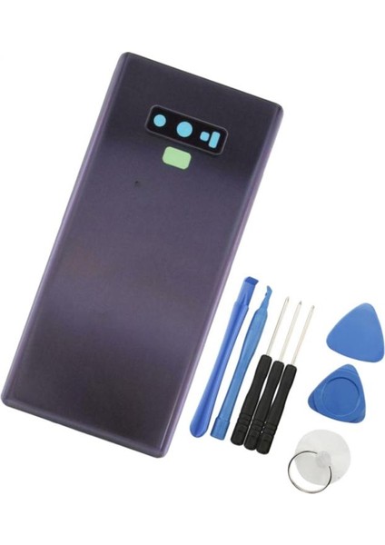 Galaxy Note 9 N960 Mavi Için Arka Kapı Cam Kapak Pil Konutu (Yurt Dışından)