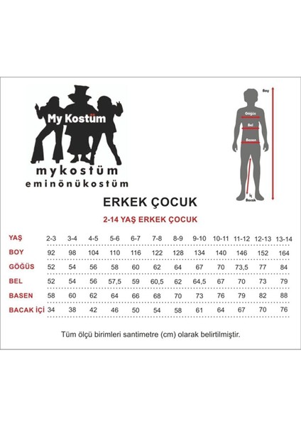 Şirin Baba Çocuk Kostümü fiyatları
