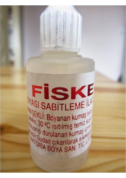 Fiske Kumaş Boyası Sabitleme