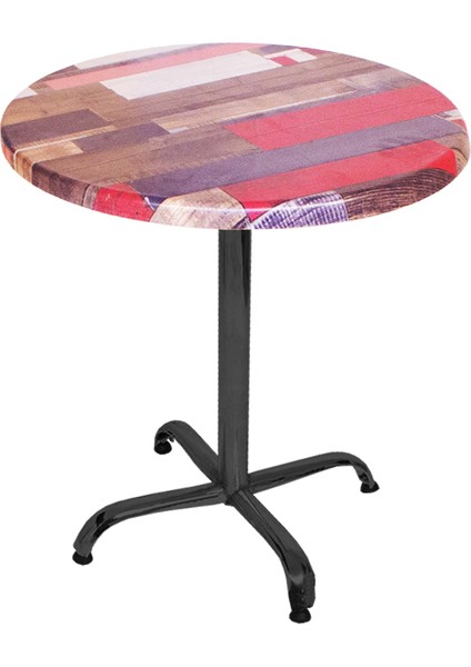 Indigo Werzalit Yuvarlak Mutfak Masası 70CM Çap (Esb Siyah) - Red Wood