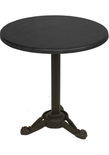 Çipa Werzalit Yuvarlak Masa Q70 - Siyah