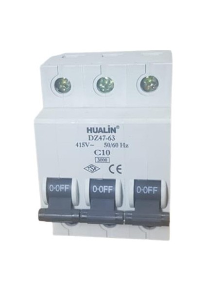 3X10A C/3ka Otomatik Sigorta Hualın