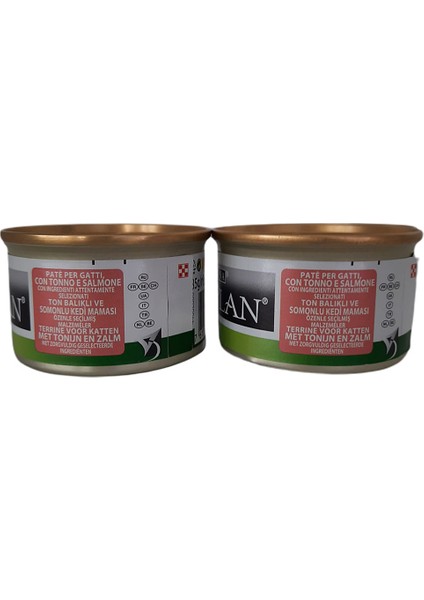 Proplan Sterilised Ton Balıklı ve Somonlu Kısırlaştırılmış Yetişkin Kedi Maması Konserve 2X85 gr fiyatları