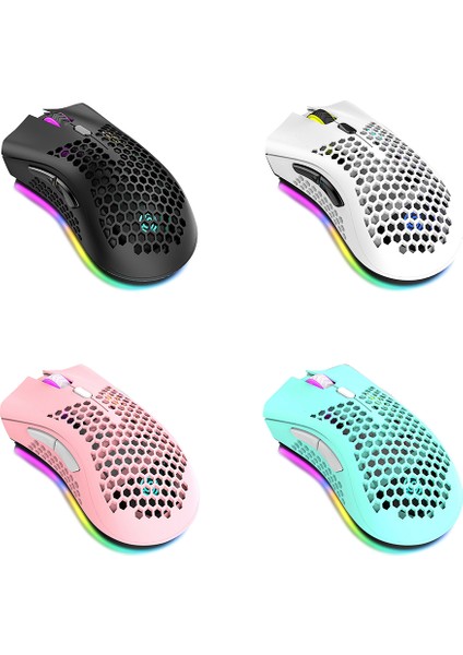 2.4g Işıklı Kablosuz Oyun Mouse - Yeşil (Yurt Dışından)