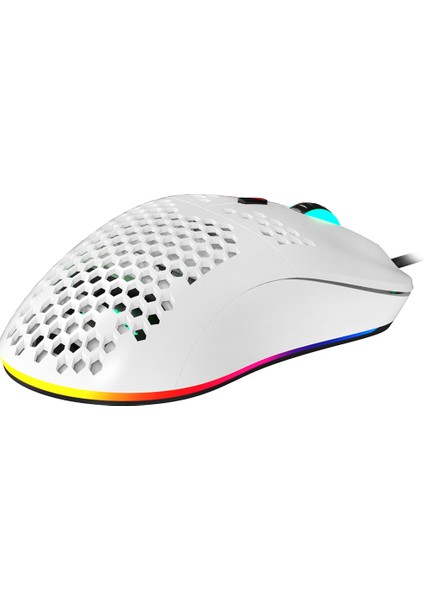 AJ390 USB Kablolu Oyun Mouse - Siyah (Yurt Dışından)