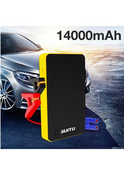 Ally Suitu 14000MAH Jump Starter Akü Takviye Seti ( Powerbank + LED Lamba)