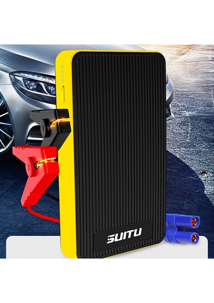 Ally Suitu 14000MAH Jump Starter Akü Takviye Seti ( Powerbank + LED Lamba)