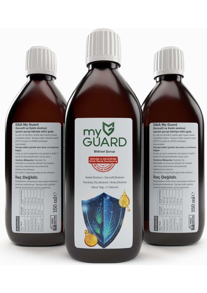 Myguard Bitkisel Şurup 150ML