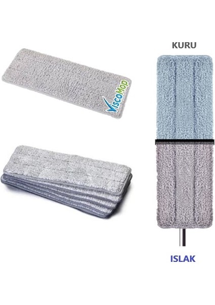 Tablet Mop Yedek Bezi Zambak Tablet Uyumlu 4'lü