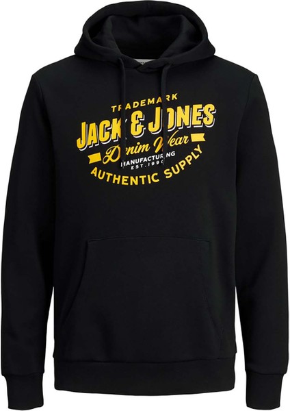 Hood Logo Erkek Sweatshirt
