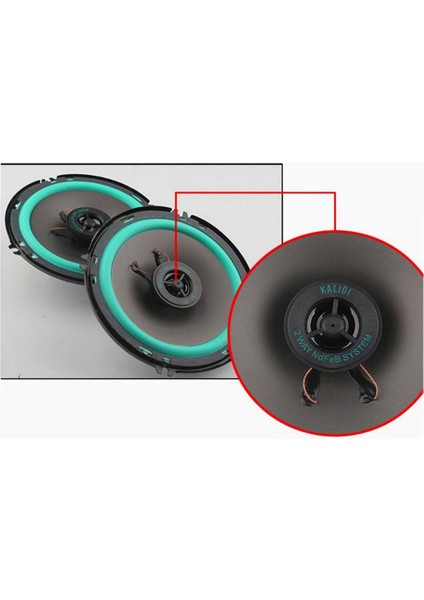 5 "2 Yollu Araba Hoparlör Tam Aralıklı Otomobil Ses Hoparlörleri 100W Dayanıklı modelleri