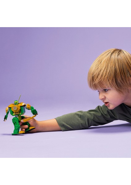 Ninjago® Lloyd#un Ninja Robotu 71757 - 4 Yaş ve Üzeri İçin Ninja  İçeren  Oyuncak Yapım Seti (57 Parça)