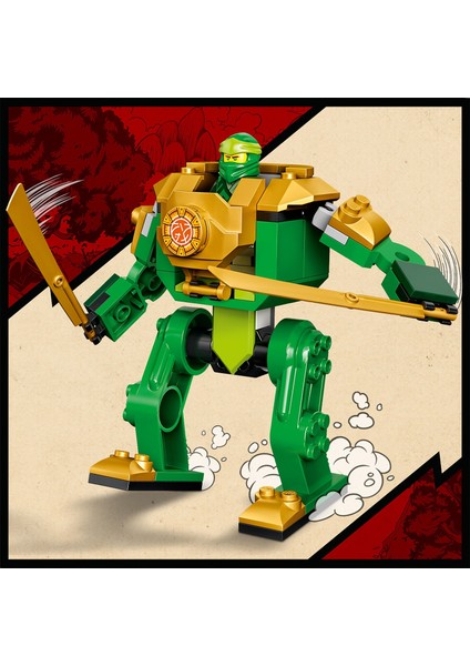 Ninjago® Lloyd#un Ninja Robotu 71757 - 4 Yaş ve Üzeri İçin Ninja  İçeren  Oyuncak Yapım Seti (57 Parça)