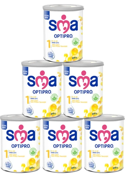 Optipro 1 0-6 Ay Bebek Sütü 800 gr x 6 Adet