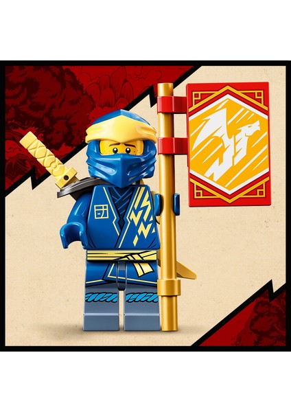 Ninjago® Jay#in Gök Gürültüsü Ejderhası Evo 71760 - 6 Yaş ve Üzeri İçin Ninjago Jay ve Yılan İçeren Oyuncak Yapım Seti (140 Parça)