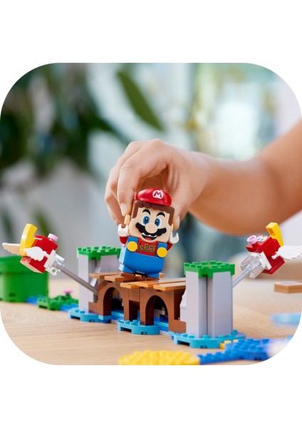 Super Mario# Big Urchin Plaj Arabası Macera Seti 71400 - 7 Yaş ve Üzeri Çocuklar için Koleksiyonluk Oyuncak Yapım Seti (536 Parça)