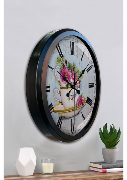 52 cm Siyah Metal Mutfak Duvar Saati fırsatları