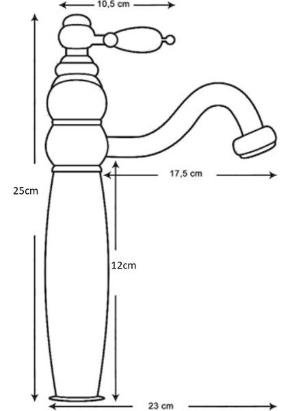 S Borulu Banyo Lavabo Bataryası Gold fiyatları