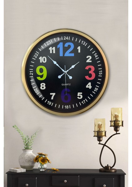 52 cm Eskitme Metal 13-24 Duvar Saati fiyatları