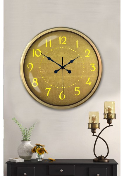 52 cm Eskitme Metal Dekoratif Duvar Saati fiyatları