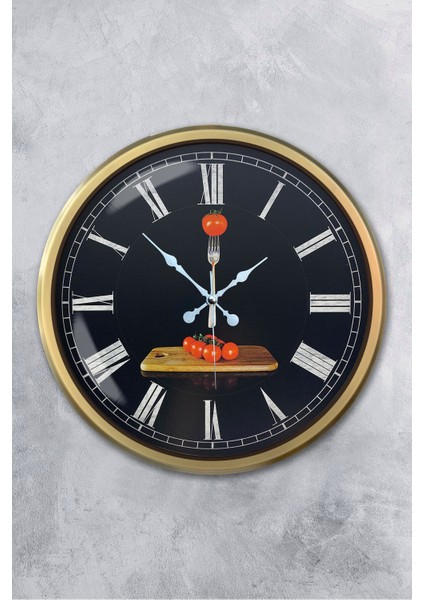 52 cm Eskitme Metal Kitchen Duvar Saati