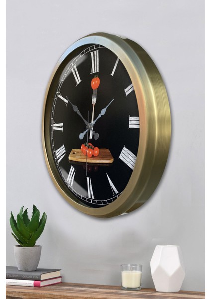 52 cm Eskitme Metal Kitchen Duvar Saati modelleri