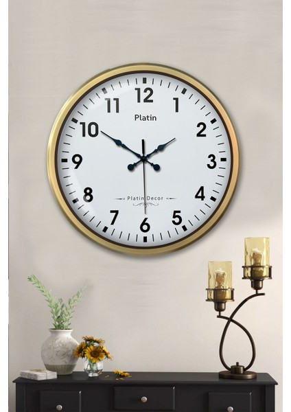 52 cm Eskitme Metal Klasik Duvar Saati fiyatları