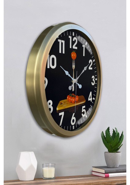 52 cm Eskitme Metal Mutfak Duvar Saati fırsatları