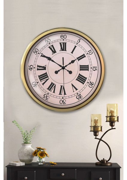 52 cm Eskitme Metal Roma Rakamlı Duvar Saati fiyatları