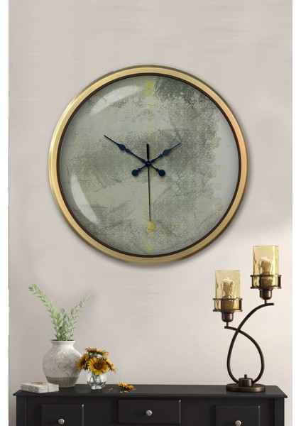 52 cm Eskitme Metal Sanatsal Duvar Saati fiyatları